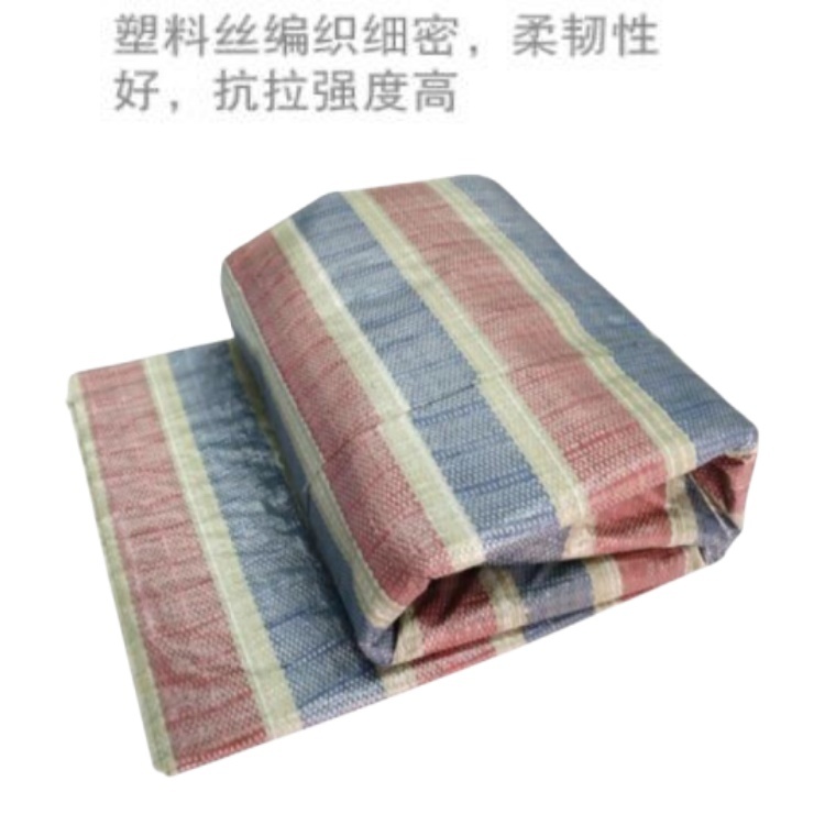 青岛防水抗洪用聚乙烯彩条布经久耐用
